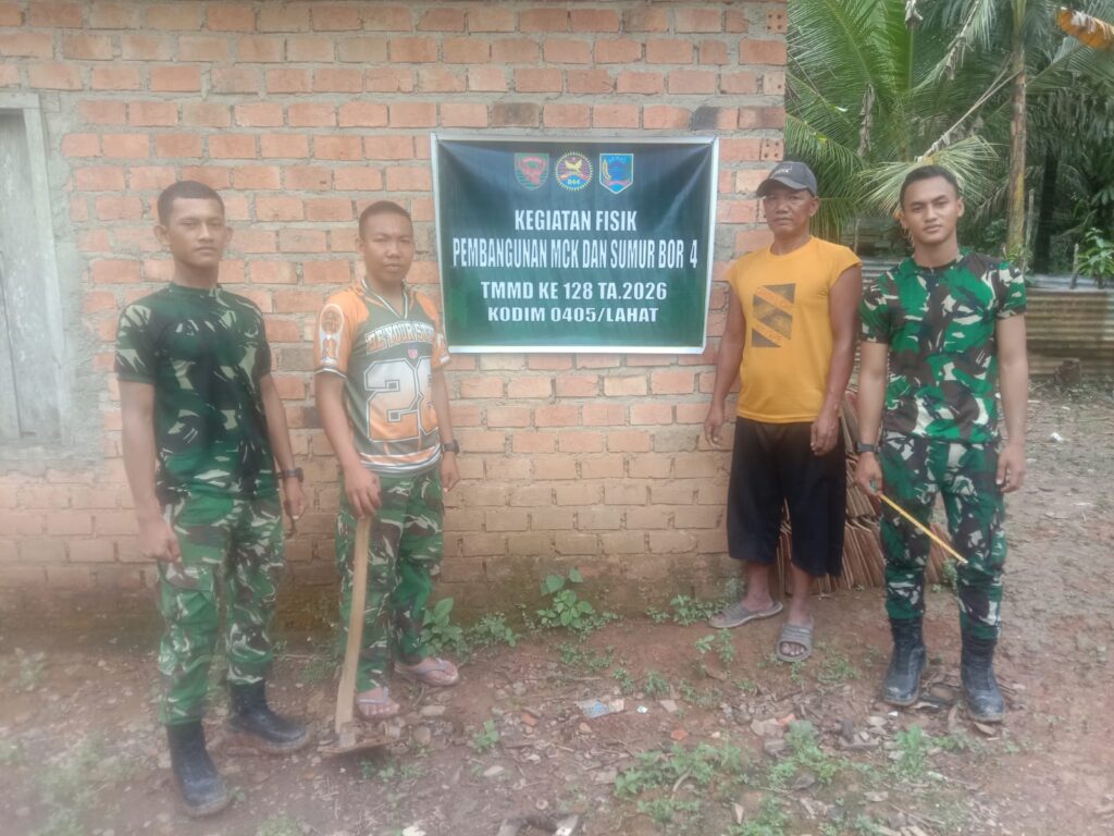 TMMD Ke-128 Kodim 0405/Lahat Mulai Pengeboran Sumur, Wujudkan Harapan Air Bersih Warga
