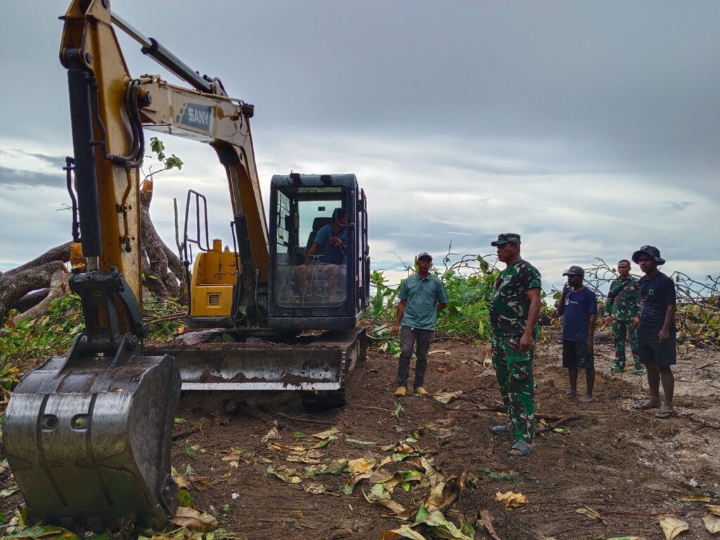 Pembukaan Lahan Kakao TMMD Ke-128 Jadi Harapan Baru Peningkatan Ekonomi Warga