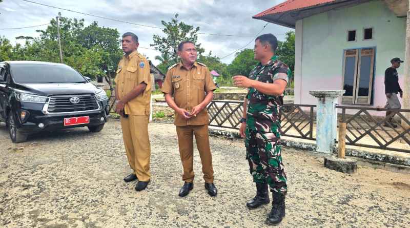 Wakil Bupati MBD Tinjau Lokasi TMMD Ke-128 Kodim 1511/Pulau Moa
