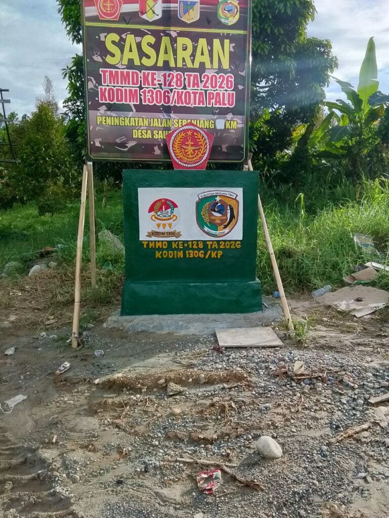Pembangunan Tugu TMMD ke-128 di Titik Nol Capai 95 Persen