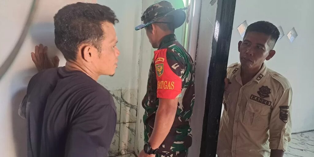 Dansatgas TMMD Keliling Cek Hasil Pembangunan di Lubuk Tampang
