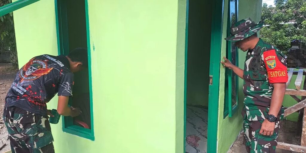Poskamling Baru TMMD Disiapkan Jadi Pusat Keamanan Warga