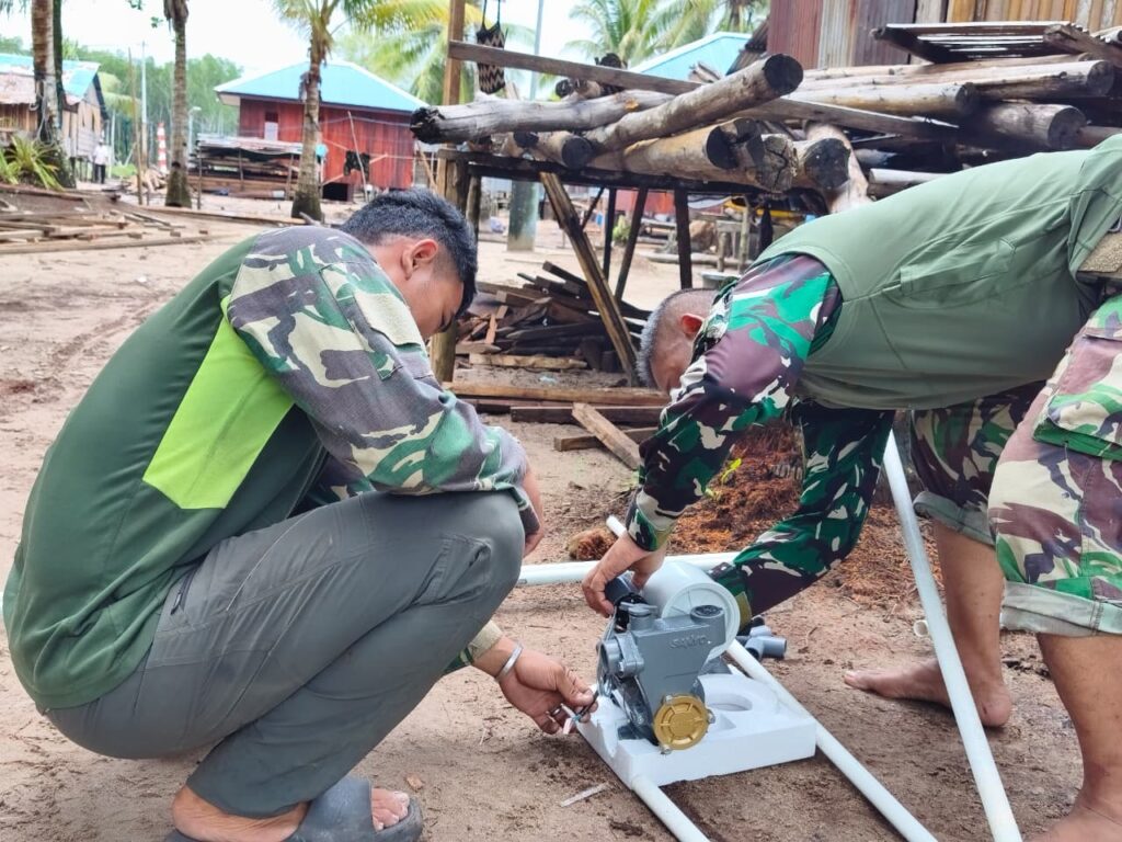 Satgas TMMD Kodim 1710/Mimika Tuntaskan Pembangunan MCK di RT 9 Keakwa