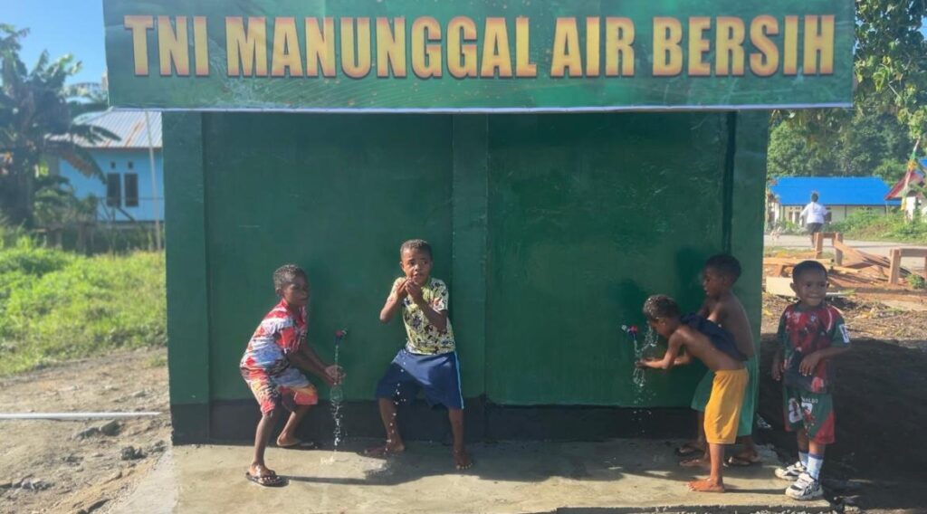 TMMD Kodim 1801/Manokwari Hadirkan Akses Air Bersih untuk Masyarakat Papua Barat