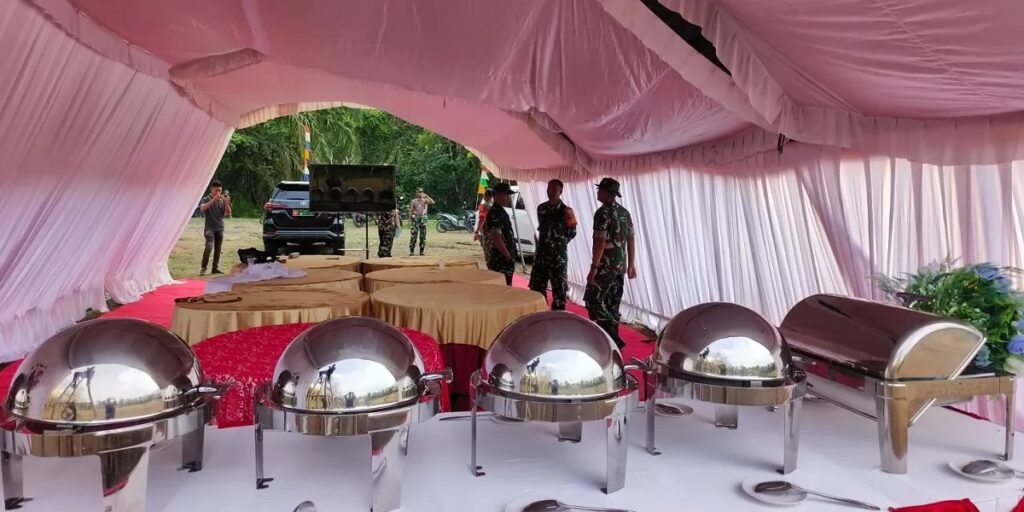 Persiapan Penutupan TMMD 128 Dimatangkan, Fasilitas Acara Mulai Ditata
