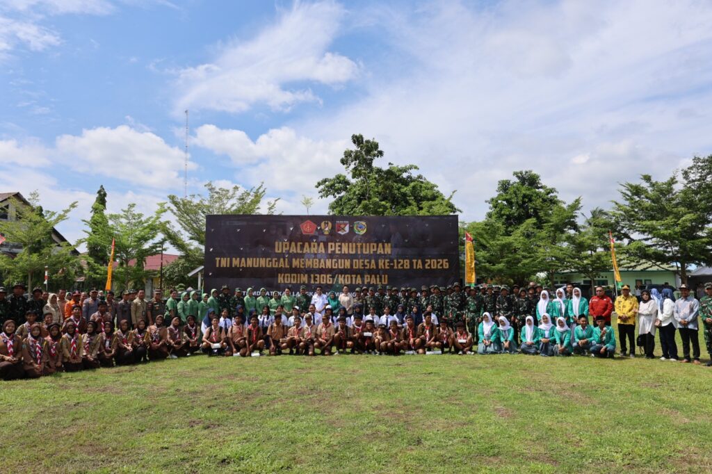 TMMD ke-128 Kodim 1306/Kota Palu Resmi Ditutup