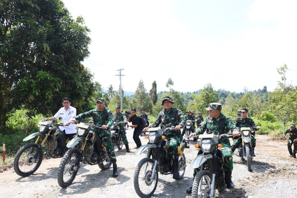 Pangdam XIII/Merdeka Tinjau Langsung Sasaran TMMD ke-128