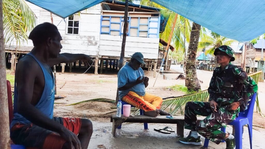 Satgas TMMD Jalin Silaturahmi dengan Warga di Lokasi Penugasan