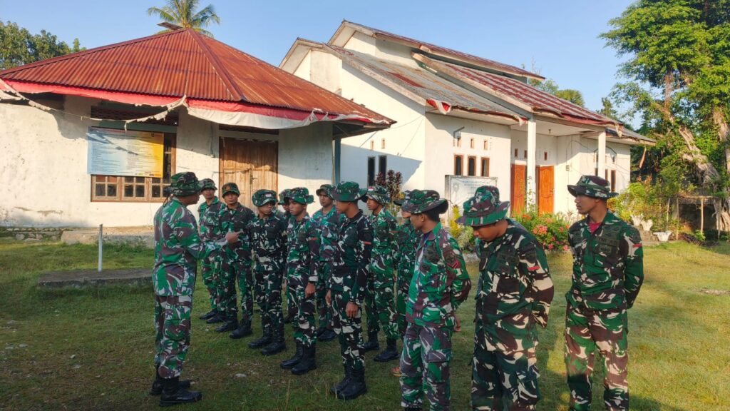 Kesiapan Satgas TMMD 129 Kodim Belu Dikawal Melalui Apel Pagi