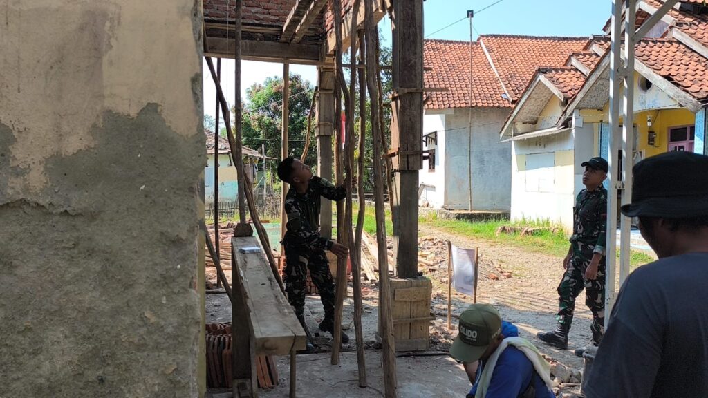 Tingkat Penyelesaian RTLH Bapak Rasta Sudah 57 Persen, Kegiatan Satgas TMMD dan Masyarakat Memperkuat Kerjasama