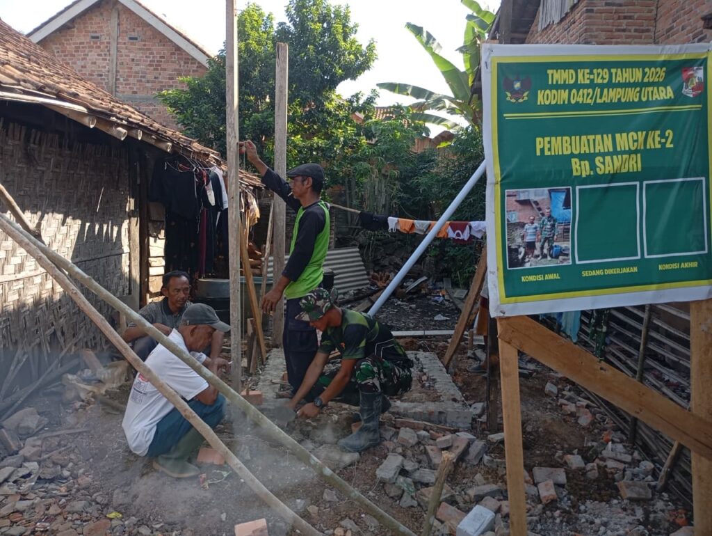 Peran Bapak Sandri dalam Program TMMD ke-129 di Desanya
