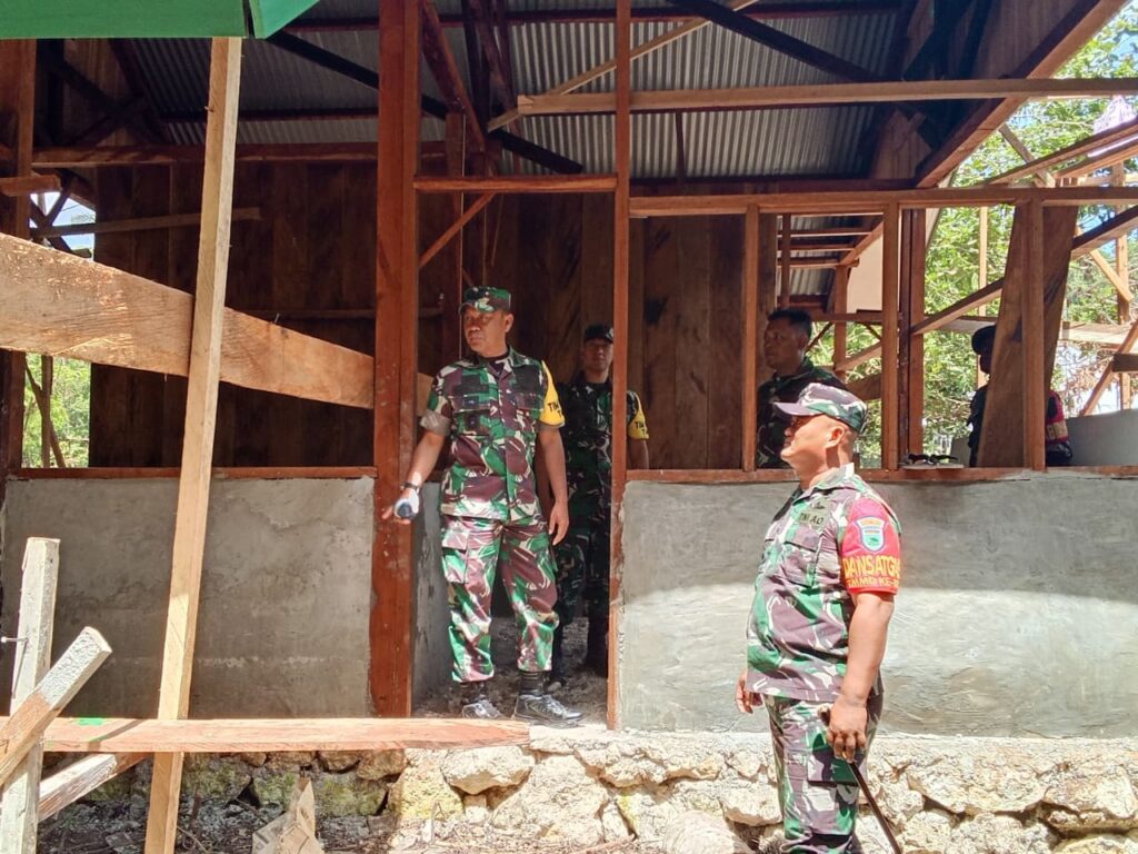 TMMD Ke-129 Kodim 1807/Sorong Selatan: Progres Pembangunan Rumah Tipe 36 Capai 55 Persen
