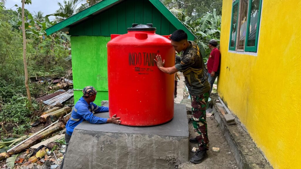 Pemasangan Sistem Penyediaan Air Bersih di SDN Pulau Dua Mulai Dilaksanakan