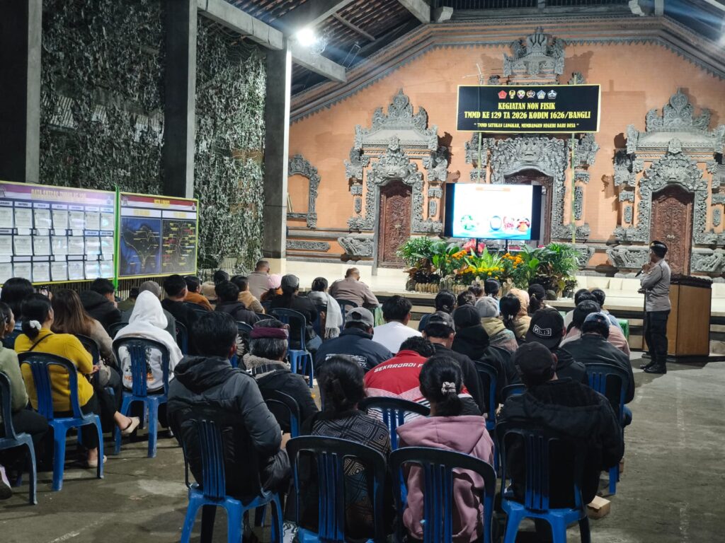 TMMD Ke-129 Kodim 1626/Bangli Fokus pada Kesadaran Narkoba