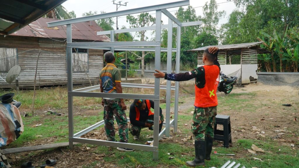 Pembangunan MCK di TMMD Ke-129, Wujud Nyata Perhatian untuk Kesehatan Masyarakat