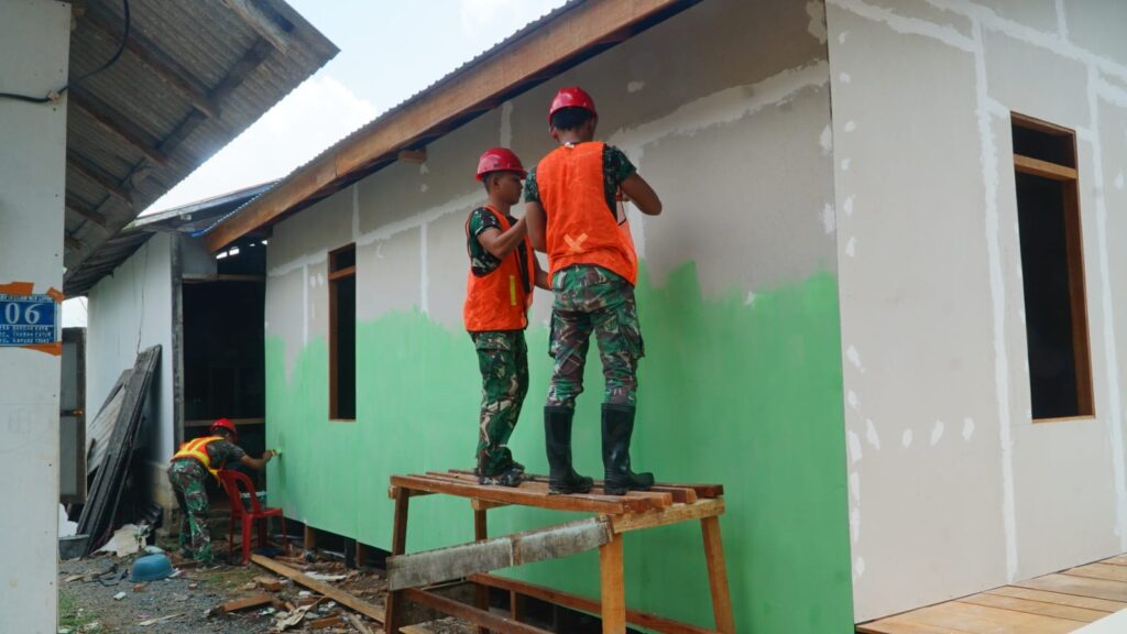 Percepat Proyek RTLH Bapak Walianto, TMMD Tunjukkan Komitmen dalam Meningkatkan Kualitas Tempat Tinggal