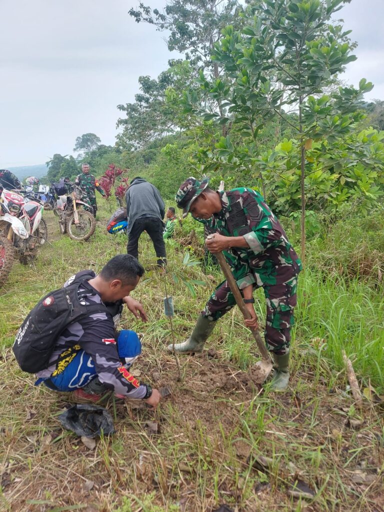 Menanam Harapan di Garis Perbatasan oleh Prajurit TNI