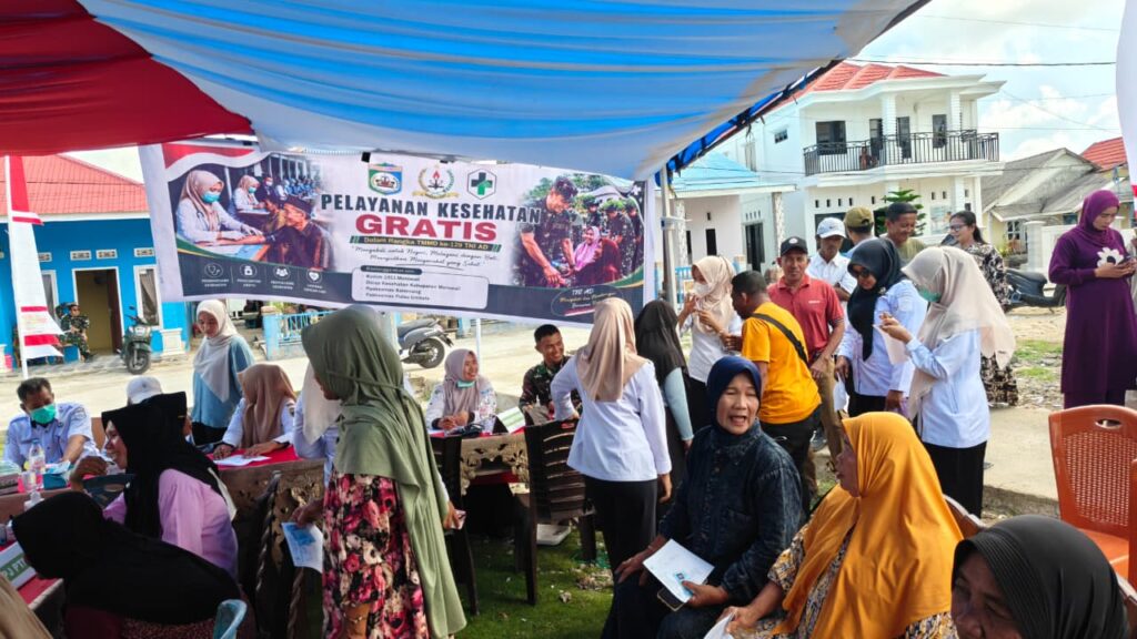 Satgas TMMD Ke-129 Hadirkan Pelayanan Kesehatan Gratis bagi Masyarakat di Lokasi TMMD