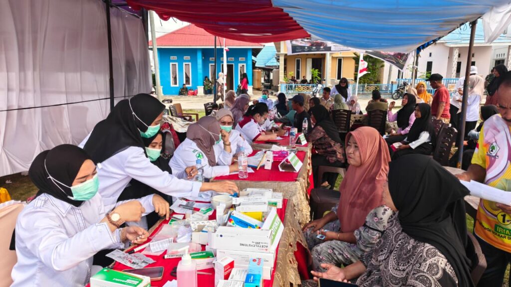 Pelayanan Kesehatan Gratis TMMD Ke-129 Wujud Nyata Kepedulian TNI terhadap Warga Morowali