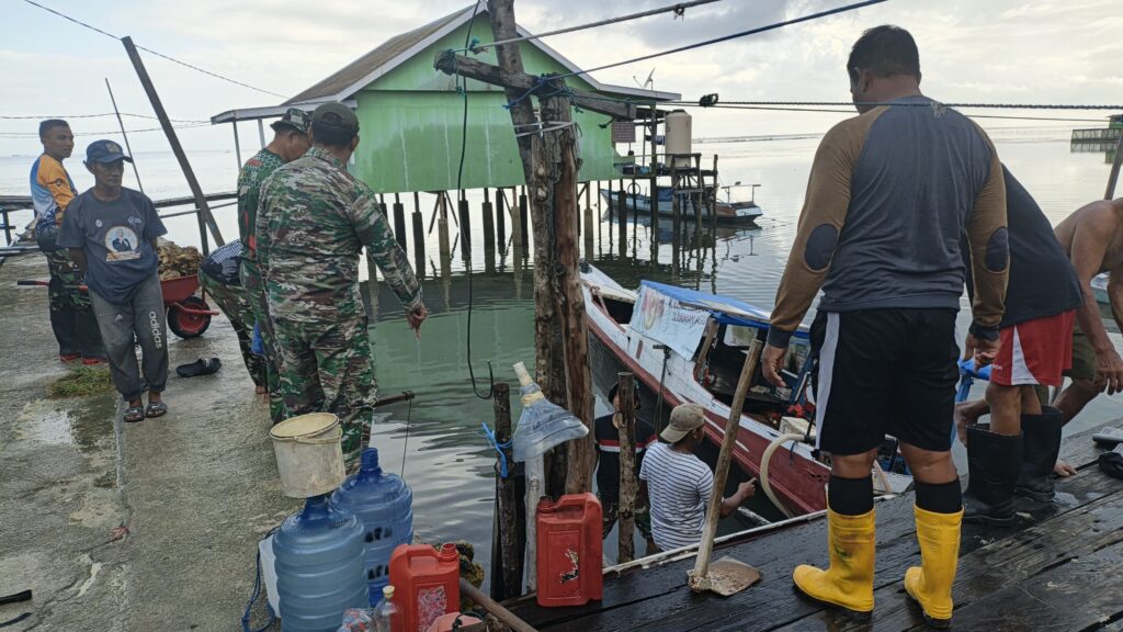 Pondasi Tower Air Dibangun, Satgas TMMD Ke-129 Perkuat Program Manunggal Air di Desa Umbele