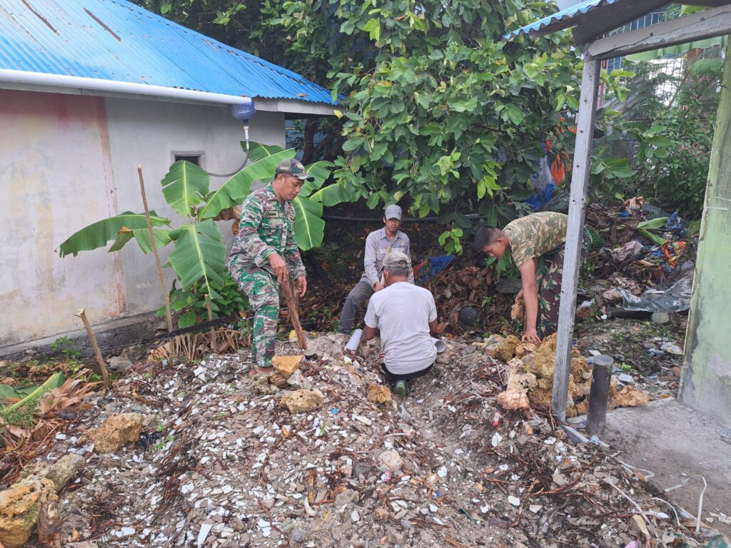 Satgas TMMD Ke-129 Mulai Cor Fondasi MCK di Desa Umbele, Perkuat Fasilitas Sanitasi Warga