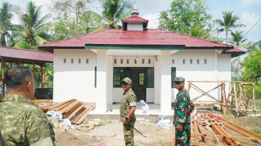 Dandim 1011/KLK Cek Proyek TMMD Ke-129, Pastikan Pelaksanaan Tepat Sasaran