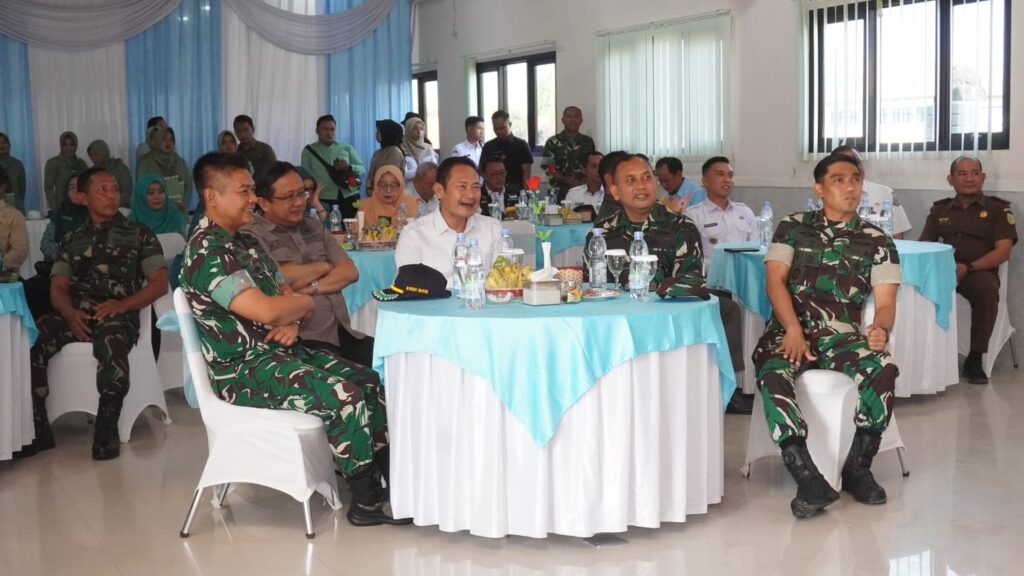 Matangkan Kesiapan, Dansatgas TMMD 129 Paparkan Rencana Program Fisik dan Non-Fisik kepada Bupati Lamongan