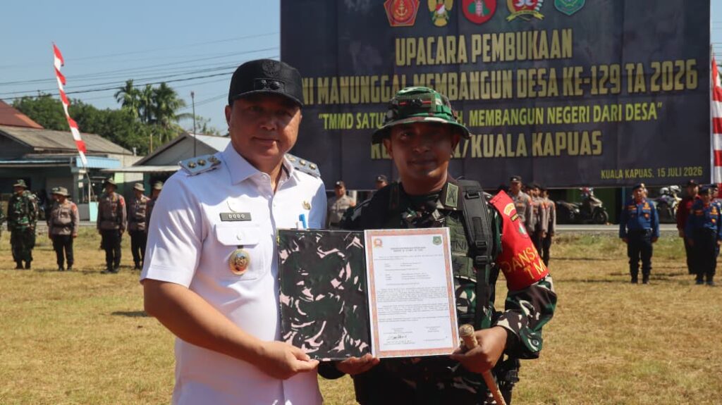 Wabup Kapuas: TMMD Bangun Infrastruktur Sekaligus Semangat Gotong Royong