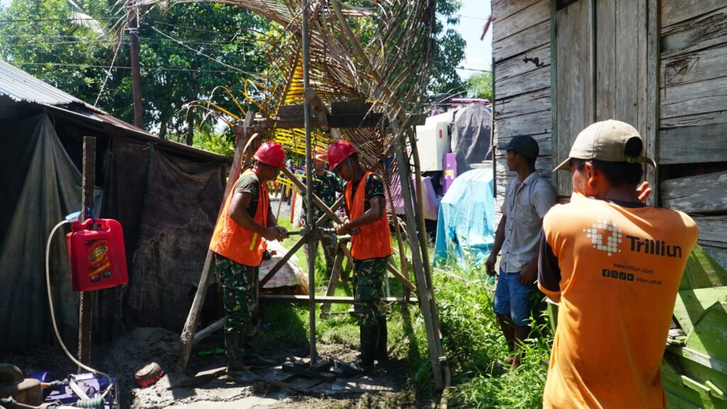 Pengeboran Sumur Bor TMMD Ke-129 Kodim 1011/Klk Capai Kedalaman 50 Meter