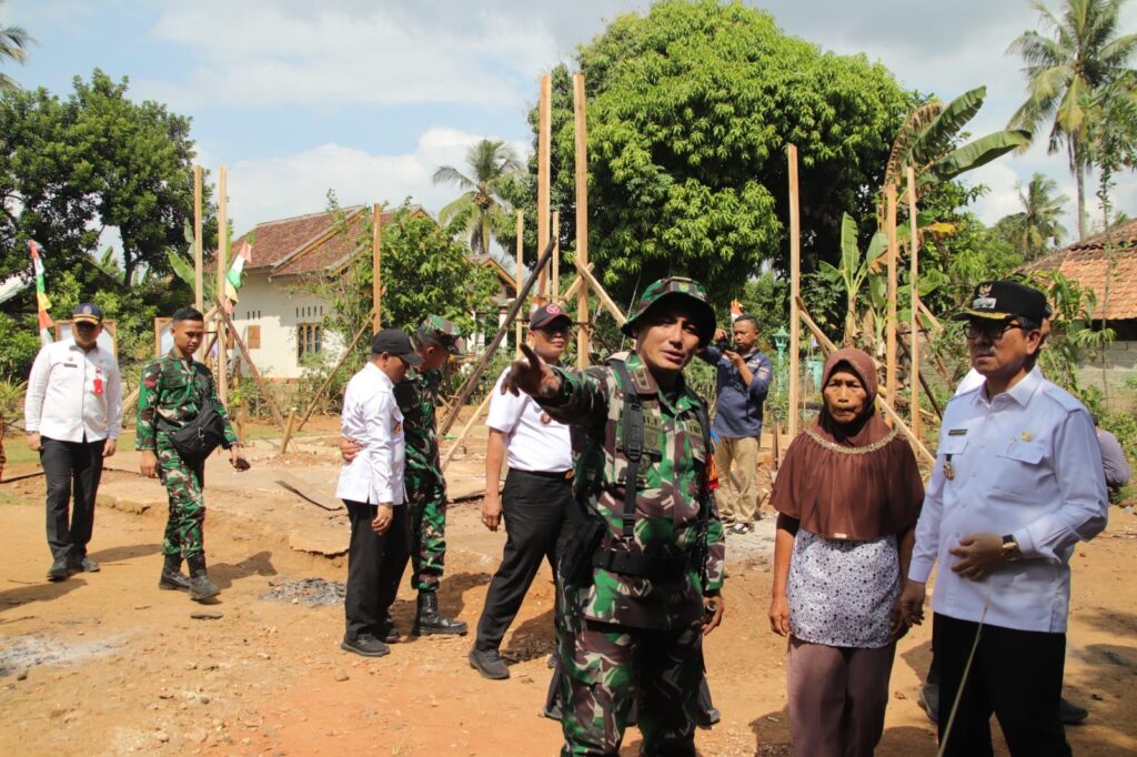 Sinergi  Forkopimda Lampung Utara: Dongkrak Ekonomi Desa Baru Raharja Lewat TMMD ke-129