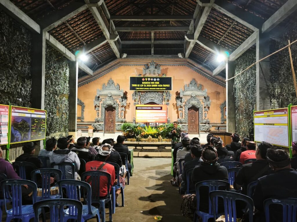 Pecalang dan Linmas Desa Serai Diperkuat Sebagai Garda Terdepan Jaga Keamanan Wilayah