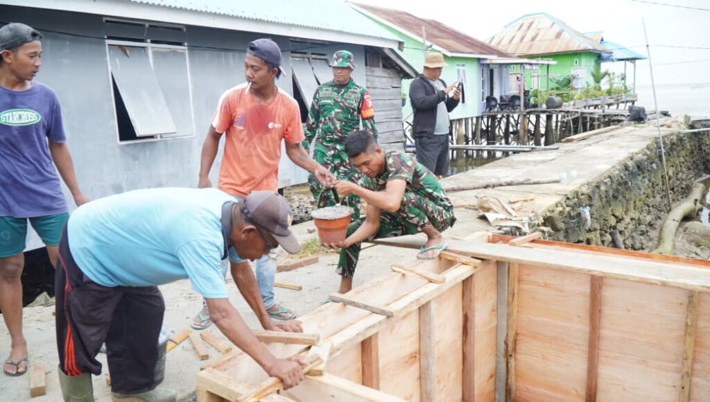 Satgas TMMD Pastikan Kualitas Pembangunan Bak Penampungan Air Demi Manfaat Jangka Panjang