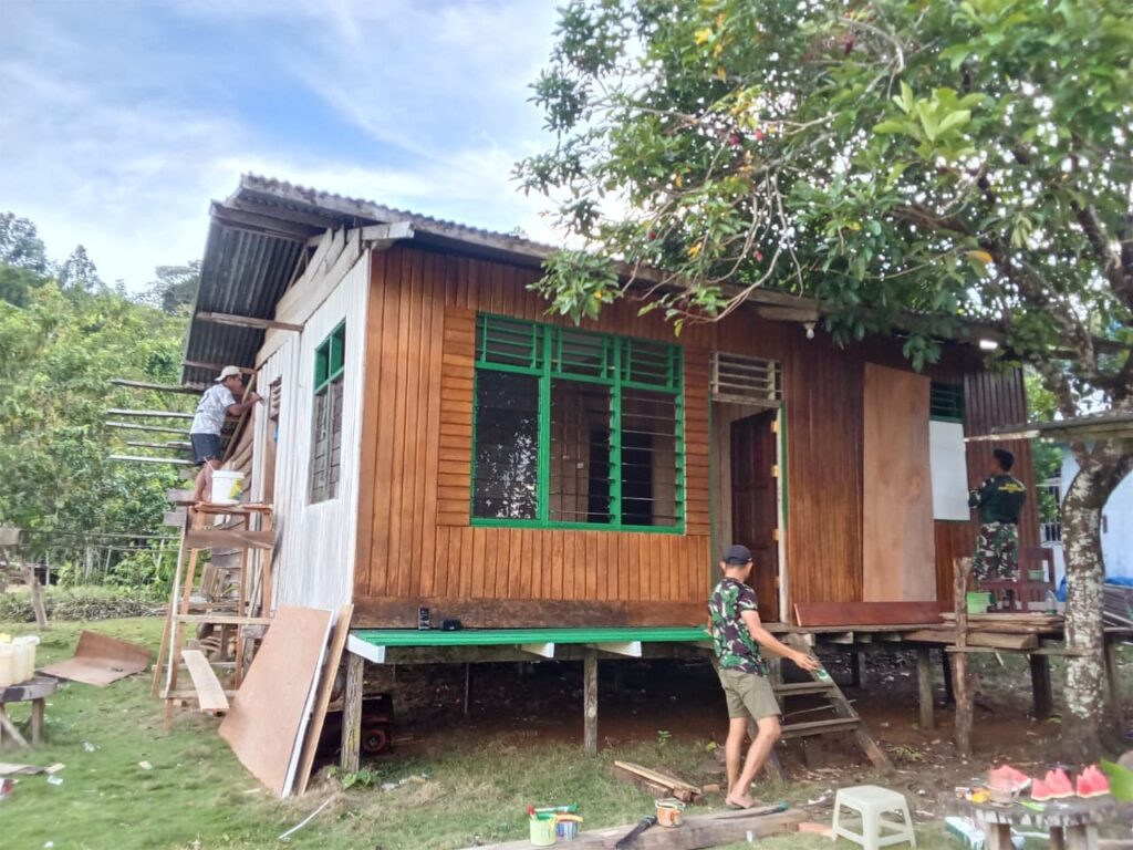 Pembangunan Rumah Layak Huni Dalam TMMD Ke-129 Sudah Capai 25 Persen