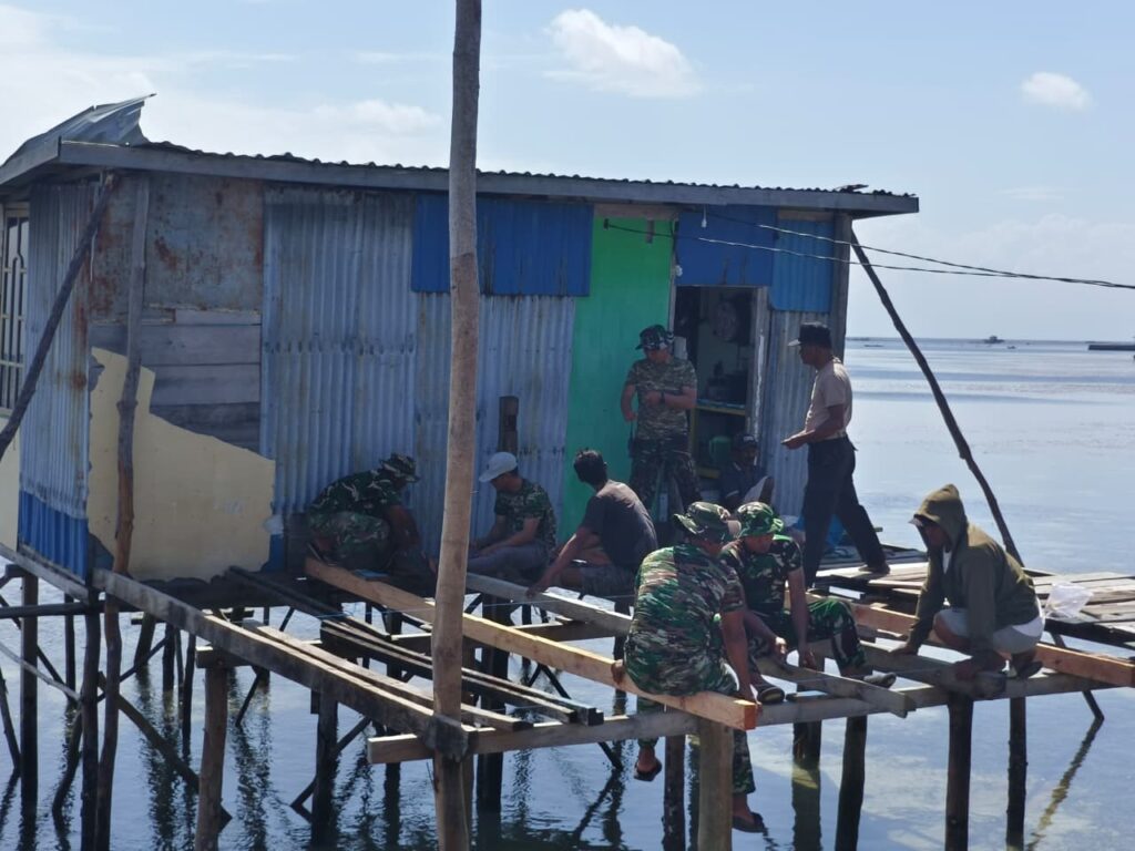 Kemajuan Renovasi RTLH di Desa Umbele Terlihat Melalui Pemasangan Lantai