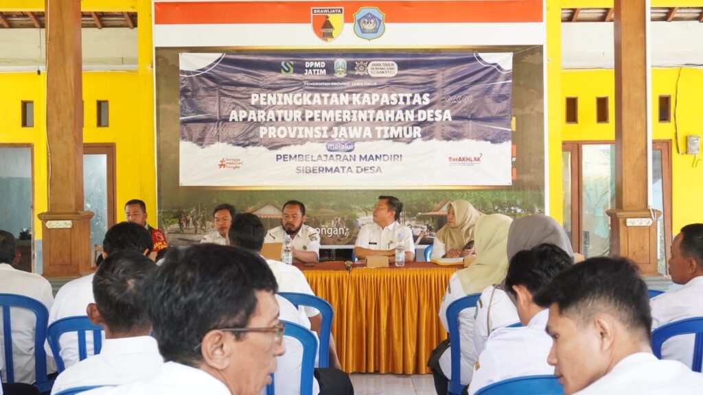 Optimalisasi Pemerintahan Desa, Danki Satgas TMMD 129 Ikuti Pelatihan Sibermata Desa di Tlemang