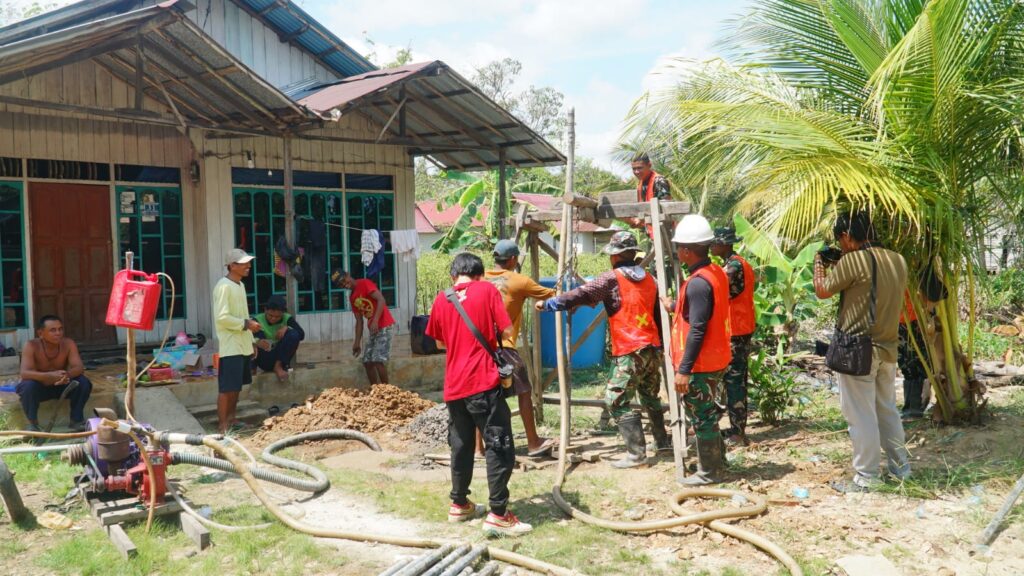 Pembangunan Sumur Bor Sasaran 3 TMMD Ke-129 Diharapkan Penuhi Kebutuhan Air Bersih Masyarakat