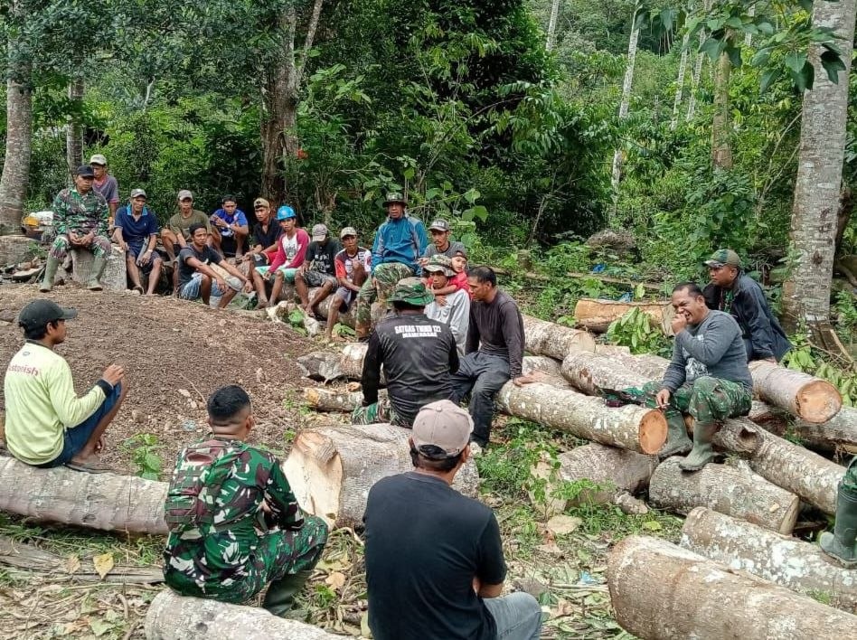 Sinergi TNI dan Masyarakat dalam TMMD Ke-129 Lewat Kegiatan Komsos