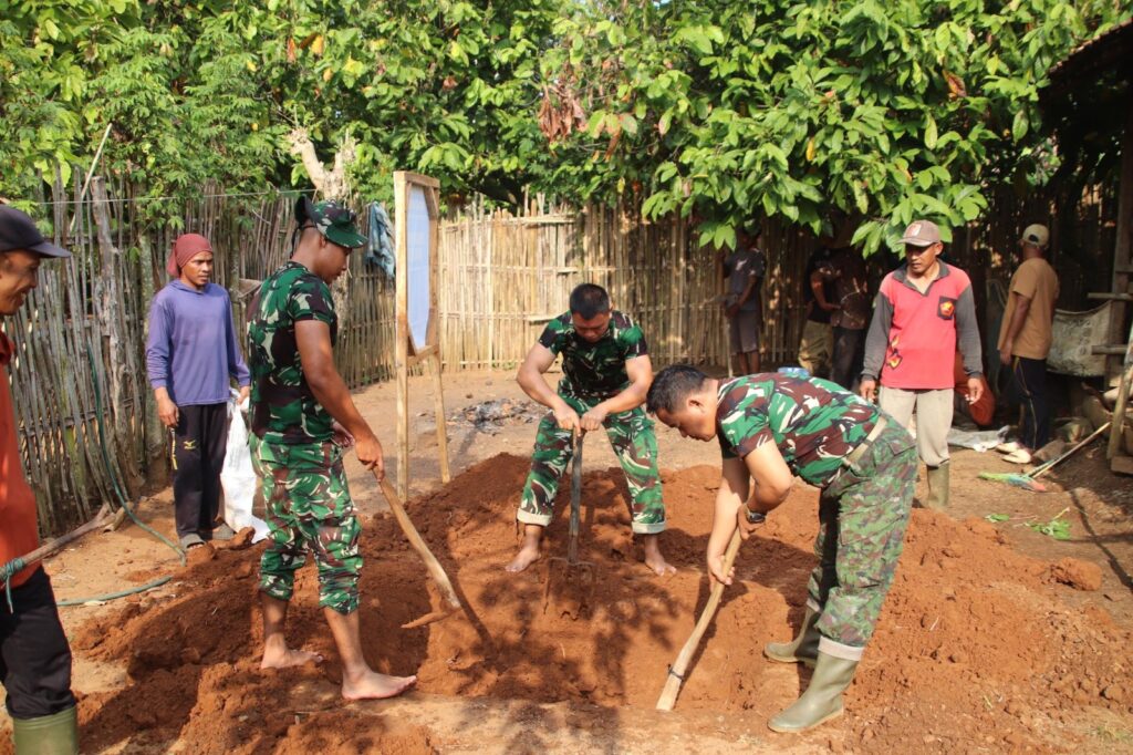 Wujudkan Rumah Impian Lansia, Satgas TMMD 129 Kodim 0412/LU Targetkan Proyek Selesai Tepat Waktu
