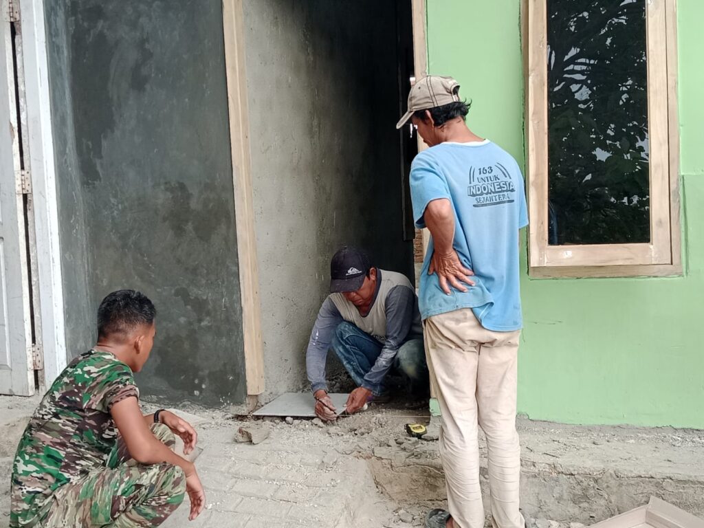 Proyek Pemukiman Layak Huni bagi Ibu Nur Hayati Melalui TMMD