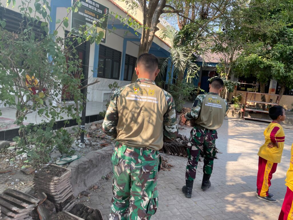 Upaya TMMD ke-129 Kodim 0813/Bojonegoro dalam Meningkatkan Fasilitas Pendidikan di SDN Kesongo 1