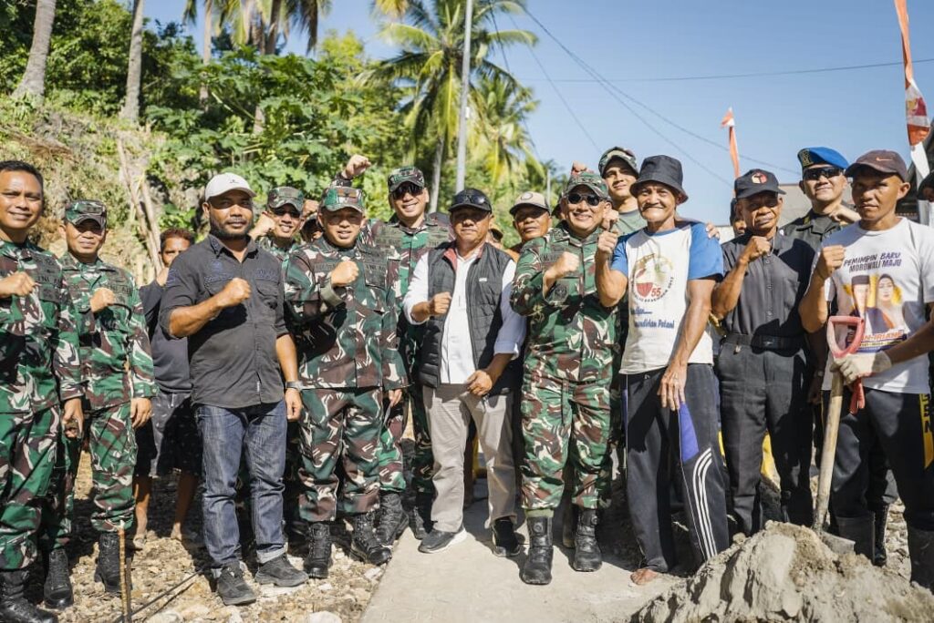Kunjungan Wairjenad dalam TMMD Ke-129 Kodim 1311/Morowali: Dukung Kerjasama TNI dengan Masyarakat