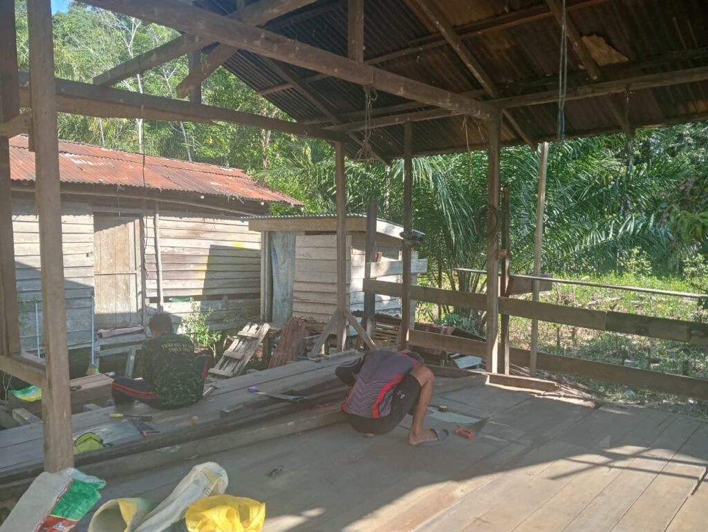 Satgas TMMD Mulai Proyek Pembangunan, Ibu Marsiana Dapatkan Hunian Baru