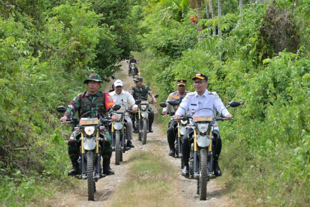 TNI Pidie Lakukan Inspeksi Proyek TMMD Ke-129 di Desa Lhok Panah