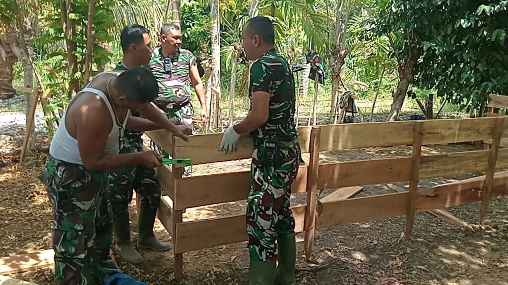 Inisiatif TMMD Ke-129 di Lhok Panah Menghadirkan Kolam Lele Produktif