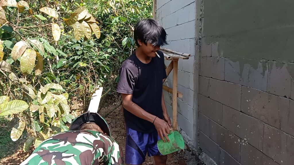 Keberlanjutan TMMD Ke-129 pada Rumah Bapak Entis Sutisna