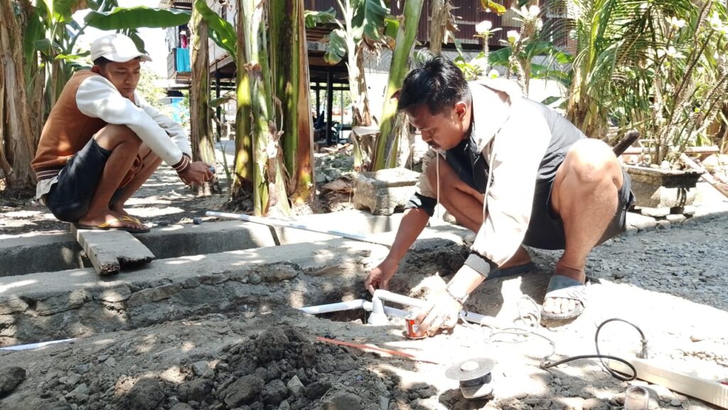 Pemenuhan Kebutuhan Air Bersih di Desa Tanratuo Melalui Sumur Bor TMMD Ke-129