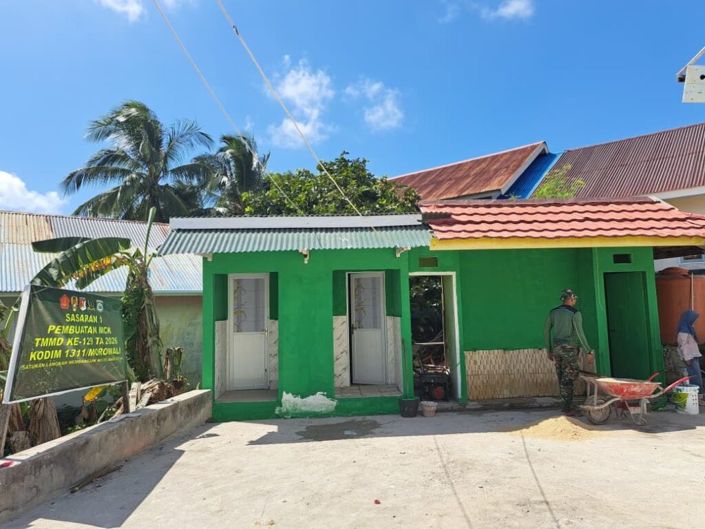MCK Masjid Desa Umbele Masuki Proses Penyelesaian Akhir
