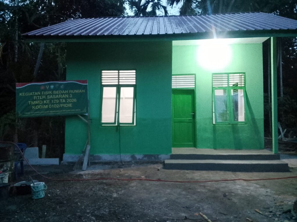 Transformasi Hunian Umar Amin: Dari Tidak Layak Menjadi Tempat Tinggal yang Aman di Lhok Panah