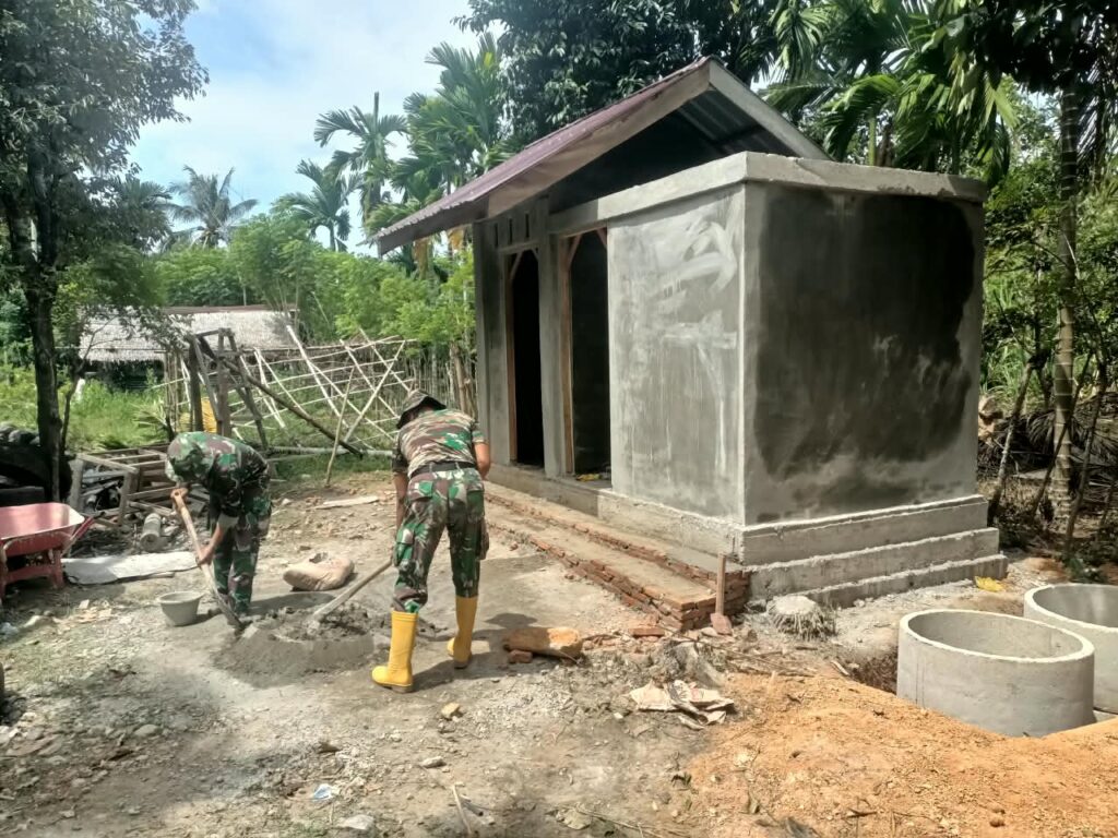 Optimisme Pembangunan MCK TMMD Ke-129 Menjelang Penutupan