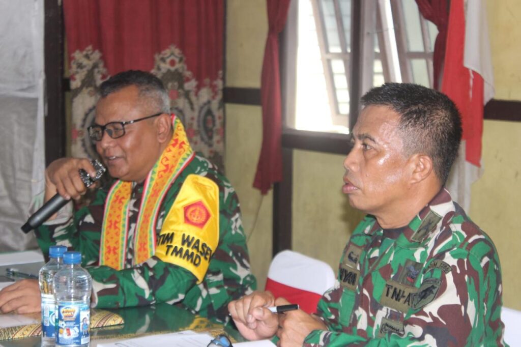 Dukungan Tim Wasev Menjadi Pemicu Kinerja Satgas Kodim 1206/Putussibau